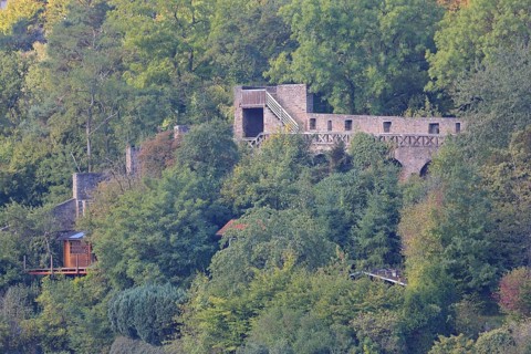 Historic town wall, town fortifications, Bad Münstereifel, Ahrgebirge, Eifel, North
