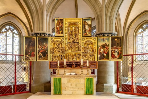 Altar of St Mary's Church Osnabrück, Lower Saxony, Germany