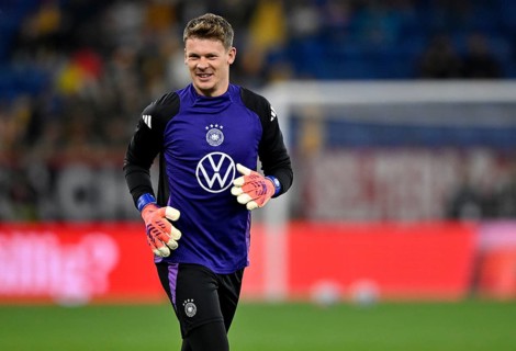 Warm-up training goalkeeper Alexander Nübel GER (12) World Cup qualifier, international match,