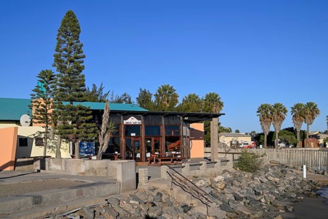 Yacht Club at the Waterfront, Robert Harbour, Lüderitz, Karas Region, Namibia