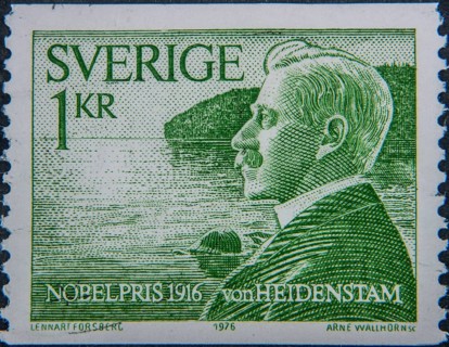 Verner von Heidenstam (1859-1940) was a Swedish writer and poet. He was a member of the Swedish