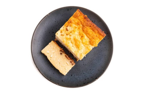 ?ottage cheese ?asserole, Curd cake, with dried apricots and raisins Isolated on white background,