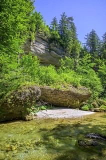 Wanderung entlang der Krummen Steyrling, Molln, Oberösterreich, Österreich