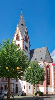 Das Rathaus von Kirn, einer Gemeinde im Landkreis Bad Kreuznach. Kirn, Rheinland-Pfalz, Deutschland