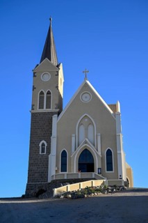 Felsenkirche, evangelisch-lutherische Kirche von 1912, Lüderitz, Region Karas, Namibia