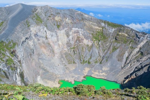 Irazu volcano, Irazu Volcano National Park. Cartago Province, Costa Rica