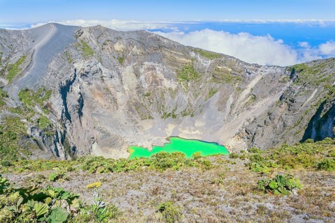 Irazu volcano, Irazu Volcano National Park, Cartago Province, Costa Rica