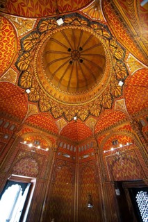 Gumbaz or mausoleum of Tipu Sultan and his family, interior view, Srirangapatna, Karnataka, India