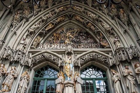 Bern Minster, Old Town, Bern, Canton of Bern, Switzerland