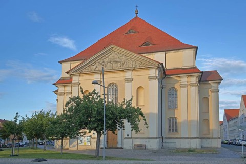 Baroque St Trinitatis Church built in 1696, Zerbst, Fläming, Saxony-Anhalt, Germany