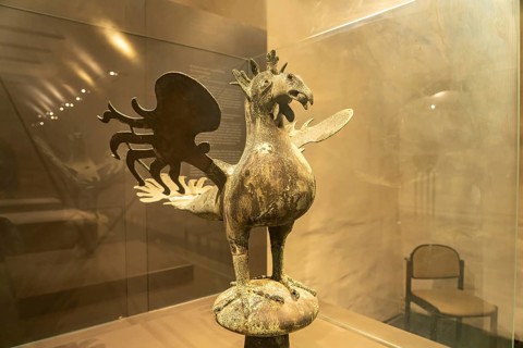 Eagle of the Market Fountain Museum of the Imperial Palace of Goslar, Goslar, Lower Saxony, Germany