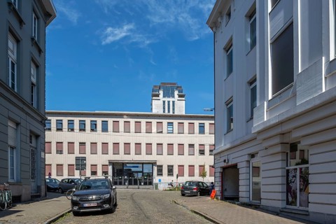 Campus Boekentoren, Book Tower at Blandijnberg, Blandijn, building complex of the Ghent University