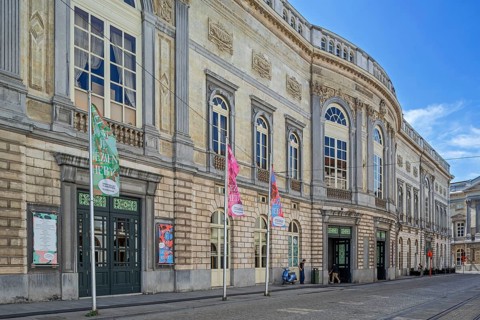 Koninklijke Opera van Gent, 19th century Neoclassical opera house in the city Ghent, East Flanders,