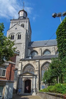 12th century Romanesque Revival Church of Saint-Germain, Sint-Germanuskerk in the city Tienen,