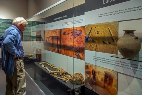 Het Toreke museum with Gallo-Roman finds in former 19th century prison at the Grote Markt in the