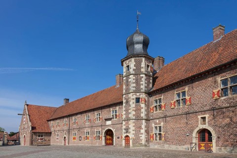 Raesfeld-Vorburg Castle, Münsterland, North Rhine-Westphalia, Germany