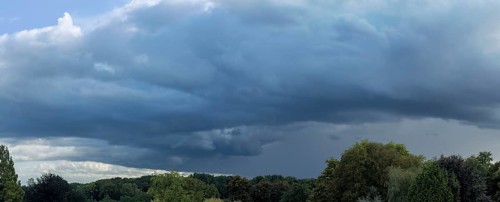 Gathering low pressure area with rain front dark stratus clouds Nimbostratus clouds, international