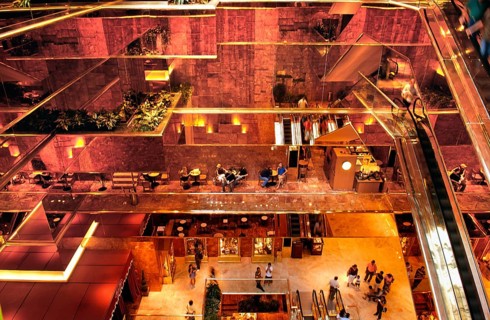 Floors in Trump Tower, New York City, USA