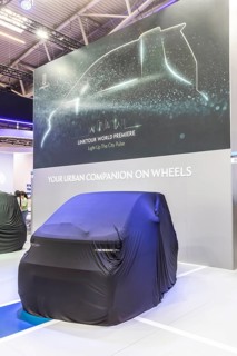 Still veiled: World premiere of Linktour. The Chinese manufacturer presents a city runabout for