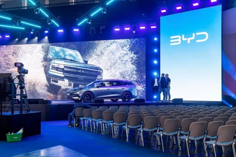 New presentation of the Chinese manufacturer BYD. IAA MOBILITY in Munich. The motor show presents