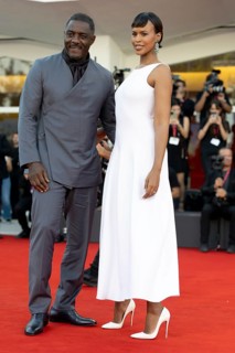 Venice, Italy - 2 September 2025: Idris Elba and Sabrina Dhowre Elba during the red carpet of - A