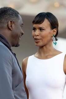 Venice, Italy - 2 September 2025: Idris Elba and Sabrina Dhowre Elba during the red carpet of - A