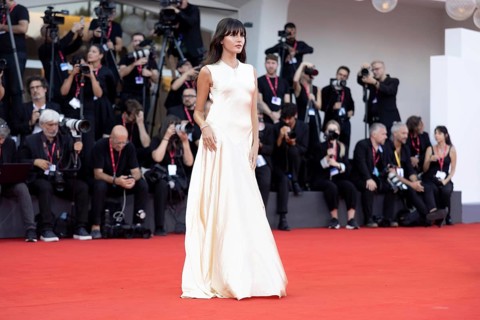 Venice, Italy - 1 September 2025: Paola Cossentino during the red carpet of - The Smashing Machine