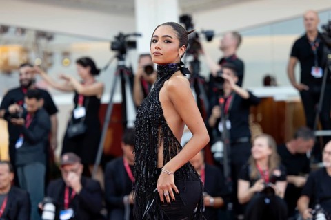 Venice, Italy - 1 September 2025: Yasmin Barbieri during the red carpet of - The Smashing Machine -