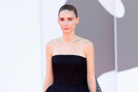 Venice, Italy - 3 September 2025: Rooney Mara during the Red Carpet of - The Voice Of Hind Rajab -