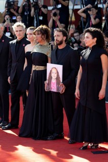 Venice, Italy - 3 September 2025: Joaquin Phoenix, Rooney Mara, Kaouther Ben Hania, Motaz Malhees,