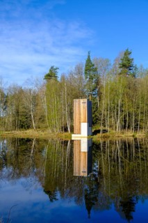 Chapel in the Heusterz, wayside chapel in the Waldnaabauen, Tirschenreuther Teiche, Waldnaabaue,