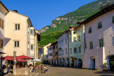 Laubengasse, Tramin, Wine Route, South Tyrol, Italy