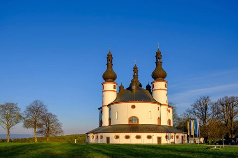 Pilgrimage church, Dreifaltigkeitskirche Kappl, near Waldsassen, Upper Palatinate, Bavaria, Germany