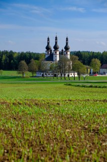 Pilgrimage church, Dreifaltigkeitskirche Kappl, near Waldsassen, Upper Palatinate, Bavaria, Germany