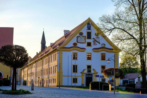 Tax office, former Waldsassen Monastery, Waldsassen, Upper Palatinate, Germany