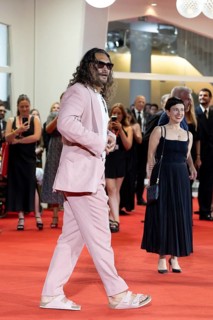 Venice, Italy - 3 September 2025: Jason Momoa during the red carpet of - Cartier Glory To The