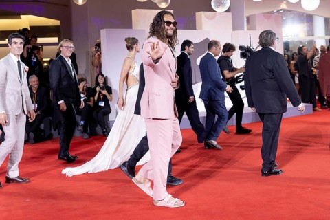 Venice, Italy - 3 September 2025: Jason Momoa during the red carpet of - Cartier Glory To The
