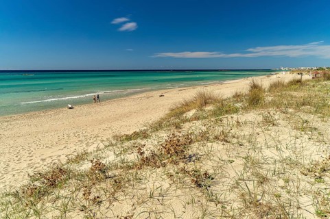 The Spiaggia di Torre San Giovanni beach, Marina di Ugento, Apulia, Italy