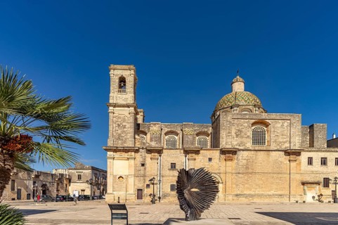 The church Chiesa Parrocchiale della Trasfigurazione di Nostro Signore Gesú Cristo in Taurisano,