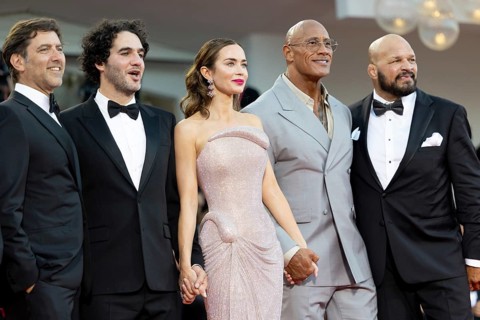 Venice, Italy - 1 September 2025: Emily Blunt, Benny Safdie, Andrea Romeo, David Koplan, Dwayne
