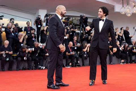Venice, Italy - 1 September 2025: Mark Kerr, Benny Safdie during the Red Carpet of - The Smashing