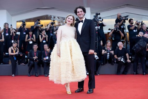 Venice, Italy - 1 September 2025: Ava Safdie, Benny Safdie during the Red Carpet of - The Smashing