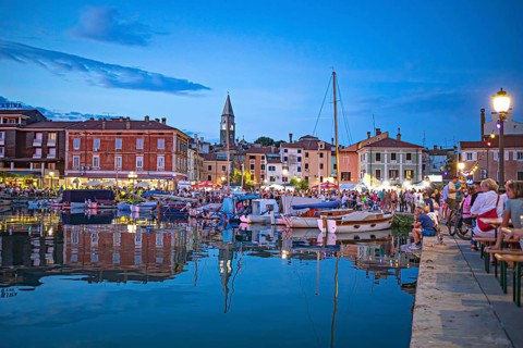 Fishing festival at the harbour of Izola, Slovenia