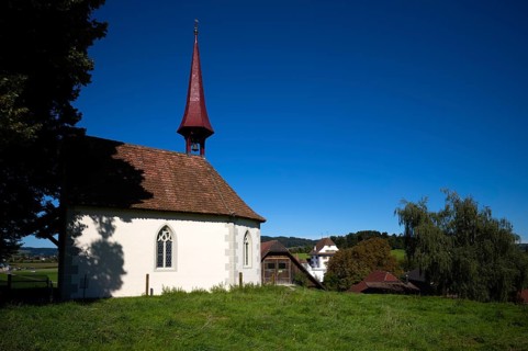 Wyher Castle Chapel, Wyher moated castle, Ettiswil, Canton Lucerne, Switzerland