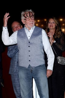 Dieter Hallervorden (foreground) - Premiere Der eingebildet Kranke after The Imaginary Invalid by