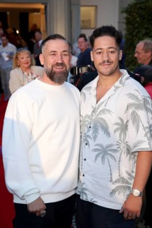 Citizen Lars Dietrich with son Sean - Premiere of The Imaginary Invalid based on The Imaginary