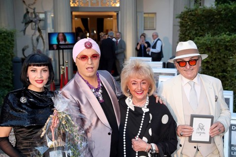 Pauline Stolze, Julian F. M. Stöckel, Stefanie Simon and Lo Graf von Blickensdorf - Premiere Der