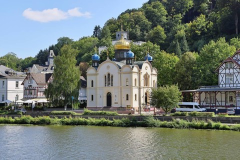 The Russian Orthodox Church in Bad Ems, Rhineland-Palatinate, Germany