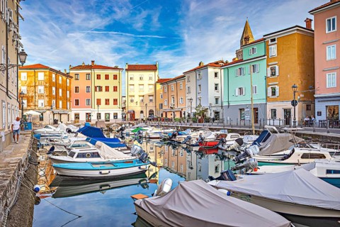 Mandracchio di Muggia in Muggia, Friuli-Venezia Giulia, Italy