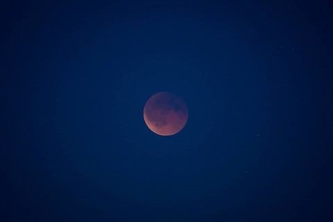 Lunar eclipse as seen from Berlin on 07.09.2025